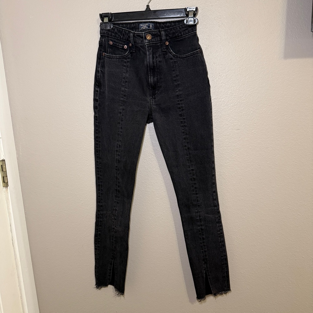 Abercrombie & Fitch High Rise Black Jeans